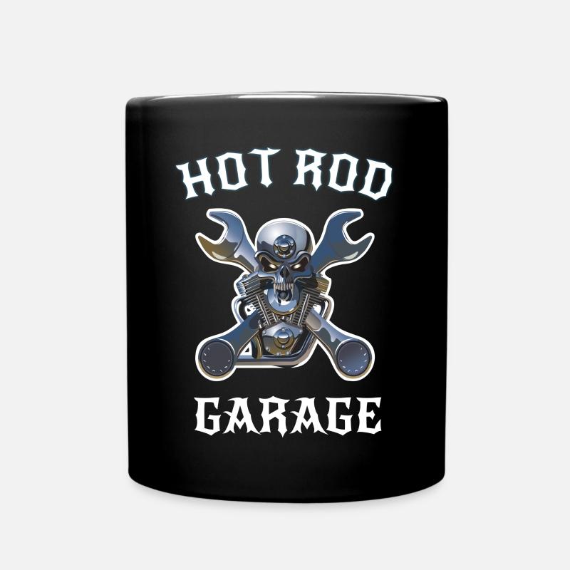 Hot Rod - Tasse einfarbig - Schwarz