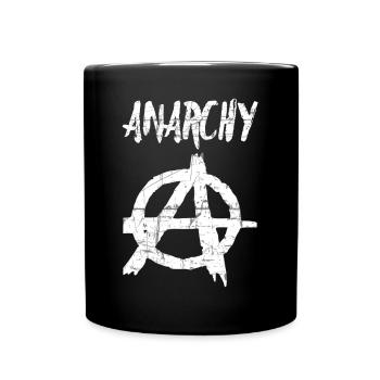 anarchie - Mug uni - noir - Devant