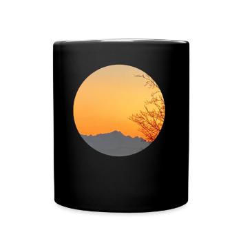 Alps nature - Full Colour Mug - black - Front