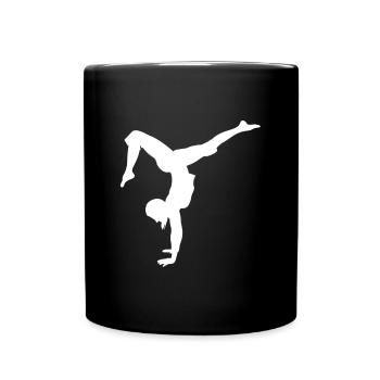 Danse de gymnastique - Mug uni - noir - Devant