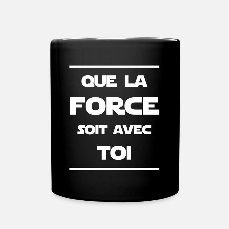 Que la force soit avec toi - Mug uni - noir