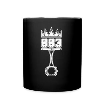Moto Cross 883 cylindrée sporty Sportster - Mug uni - noir - Devant