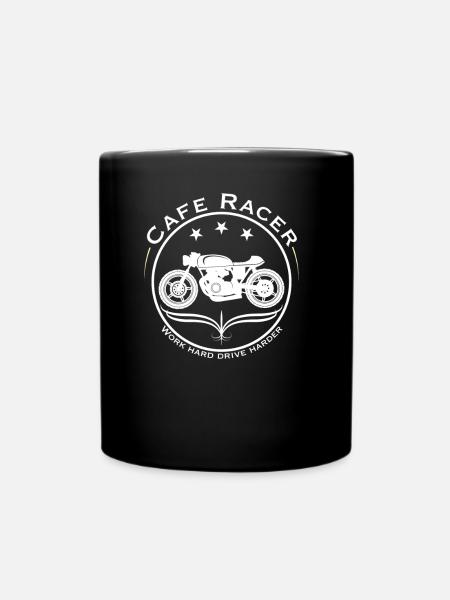 café racer - Mug uni - noir