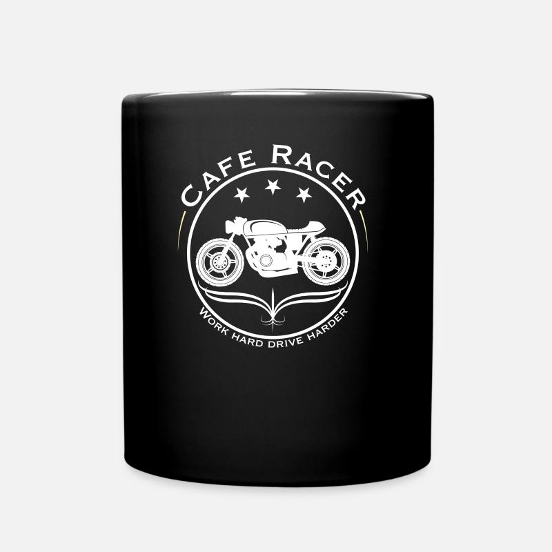 café racer - Mug uni - noir