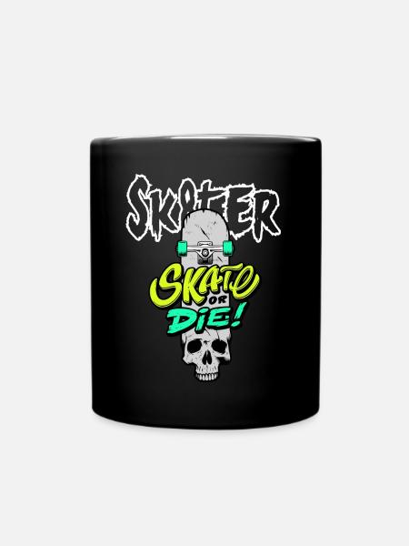 Enfants patineurs - Mug uni - noir