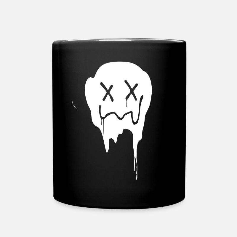 Funny face - Full Colour Mug - black