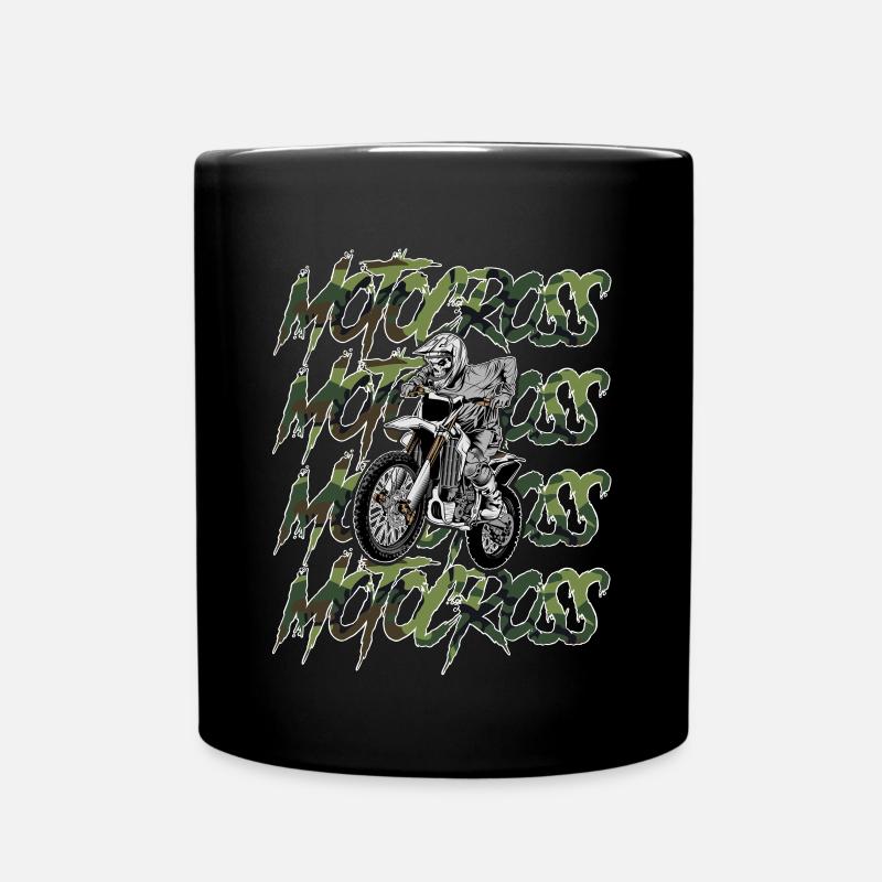 Camouflage de motocross - Mug uni - noir