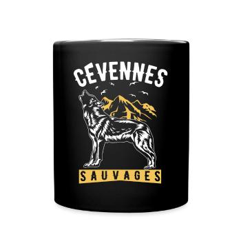 Cévennes Sauvages - Mug uni - noir - Devant