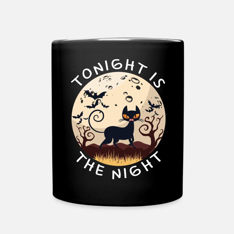 Ce soir, c’est la nuit - Mug uni - noir