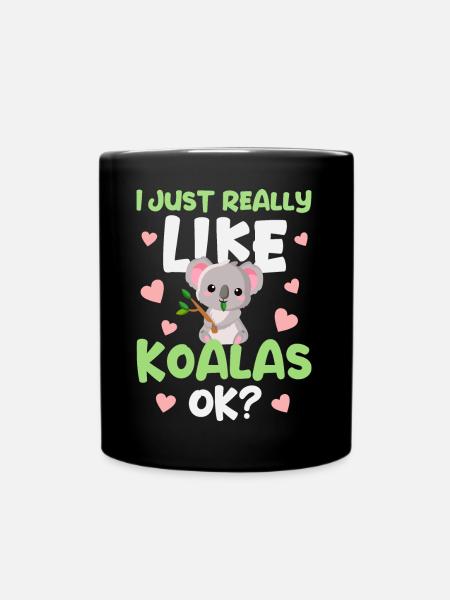 Koala Koala Ours - Mug uni - noir