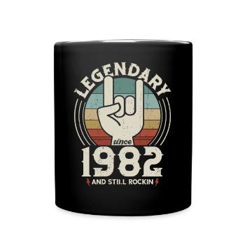 Geburtstag Jahrgang 1982 Legendär seit 1982 - Tasse einfarbig - Schwarz - Vorne