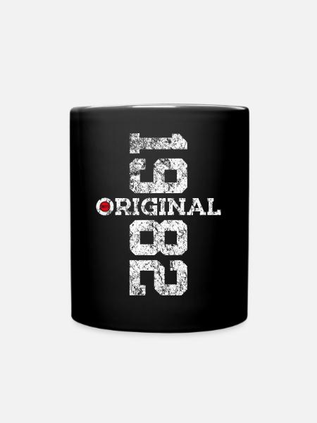 44TH BIRTHDAY ORIGINAL 1982 - Full Colour Mug - black