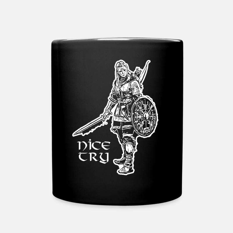 Nice Essayez Valkyrie - Mug uni - noir