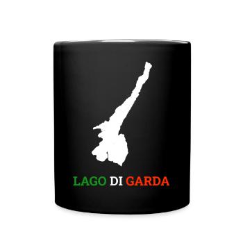 Lake Garda Lago Di Garda Holiday Gift - Full Colour Mug - black - Front