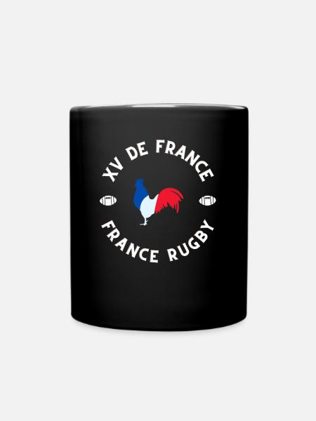 France Champions de monde rugby - Mug uni - noir