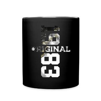 43E ANNIVERSAIRE ORIGINAL DE 1983 - Mug uni - noir - Devant