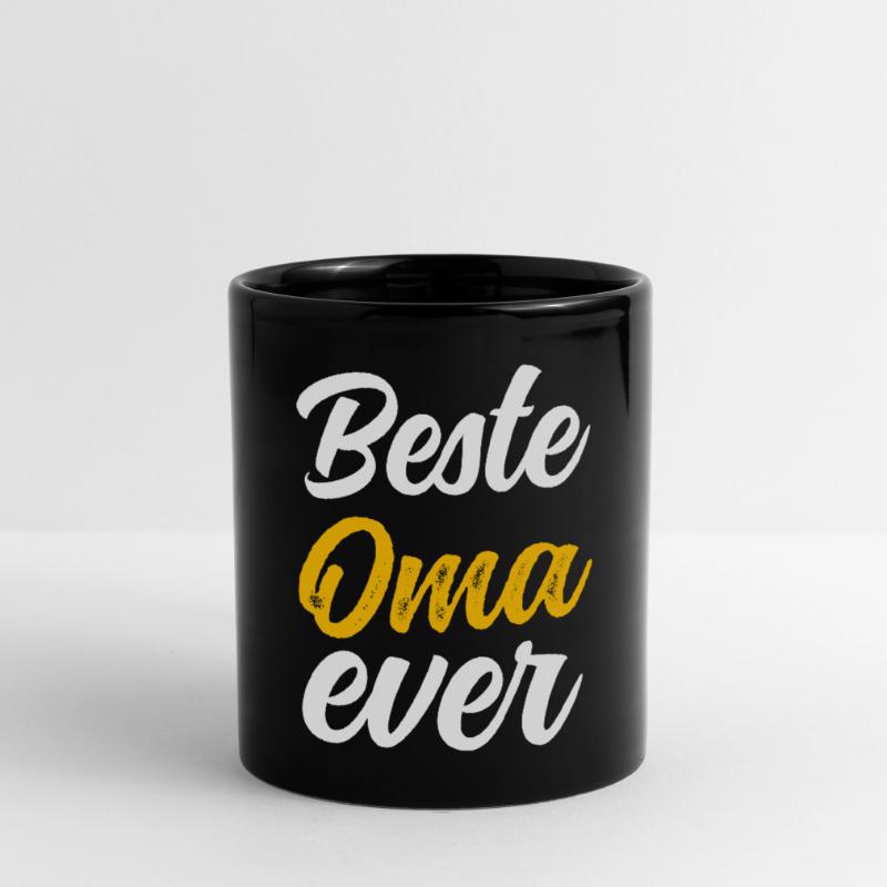 Beste Oma ever Großmutter Geschenk Idee Nana Tasse einfarbig