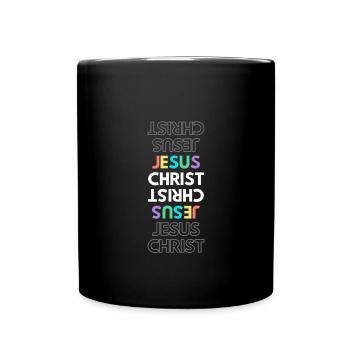 Jesus Christ - Tasse einfarbig - Schwarz - Vorne