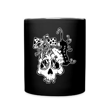 Creepy Caterpillar - Full Colour Mug - black - Front