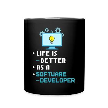 Développeur de logiciels de développement de logiciels - Mug uni - noir - Devant