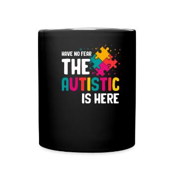 Autismus - Tasse einfarbig - Schwarz - Vorne