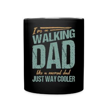 The Walking Dad - Full Colour Mug - black - Front