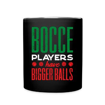 Joueur de pétanque Boules Les joueurs de pétanque ont - Mug uni - noir - Devant