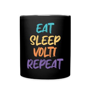 Manger Le Sommeil Volti Répéter / Dressage Équitation, Cheval - Mug uni - noir - Devant