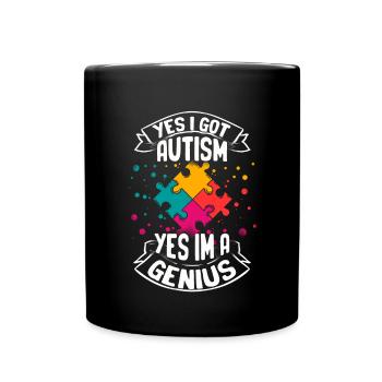 Autism - Full Colour Mug - black - Front
