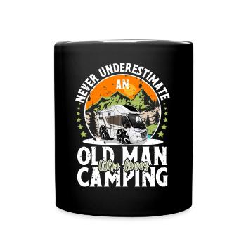Camping Camper Campen - Full Colour Mug - black - Front