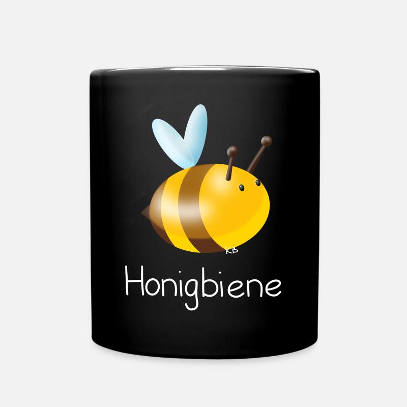 Honeybee - Full Colour Mug - black