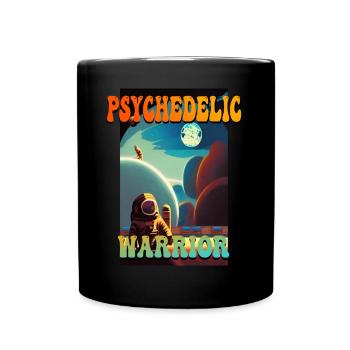 Guerrier psychédélique - Mug uni - noir - Devant
