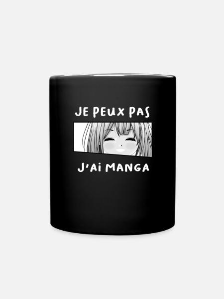 Je peux pas, j'ai Manga - Mug uni - noir