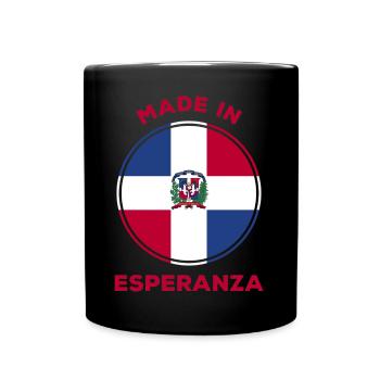 Esperanza République dominicaine - Mug uni - noir - Devant