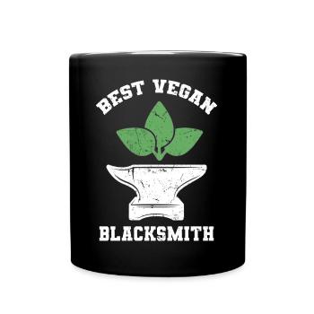 Blacksmith Vegan - Full Colour Mug - black - Front