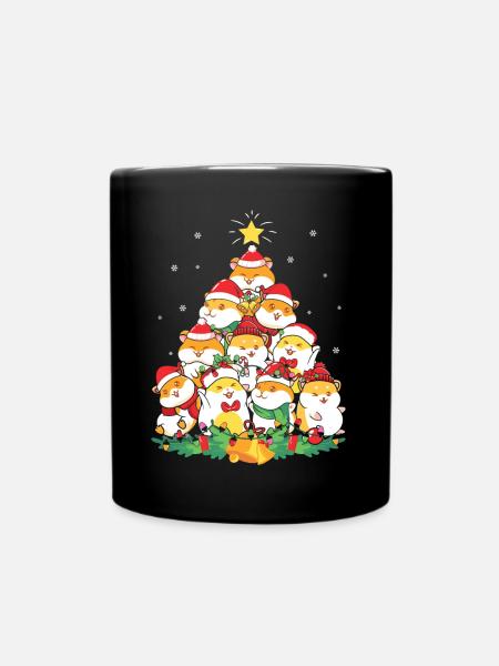 Weihnachten Weihnachtsmann Geschenke - Tasse einfarbig - Schwarz