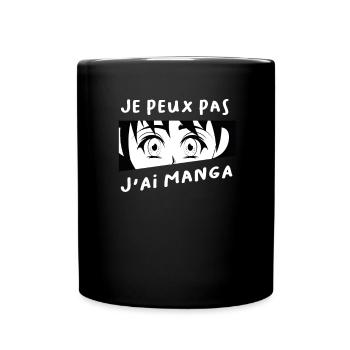 Humour Manga - Mug uni - noir - Devant