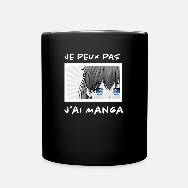 Illustration Manga - Mug uni - noir