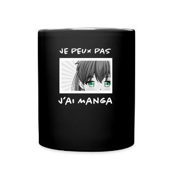 Dessin Manga - Mug uni - noir - Devant