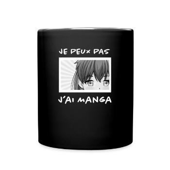 Manga - Mug uni - noir - Devant