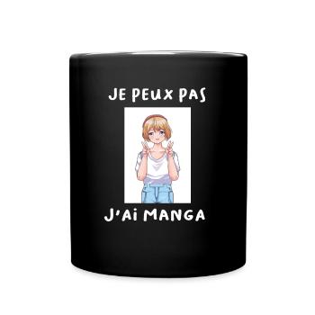 Idée cadeau Manga - Mug uni - noir - Devant