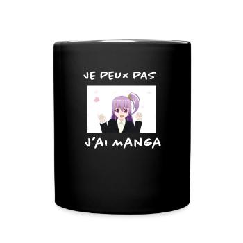 design Manga - Mug uni - noir - Devant