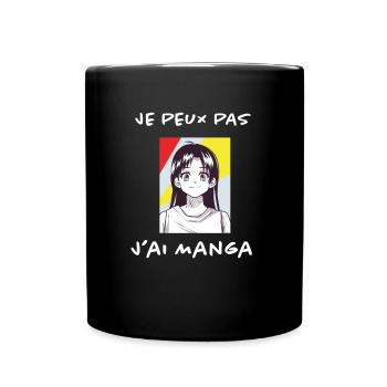 design Manga - Mug uni - noir - Devant