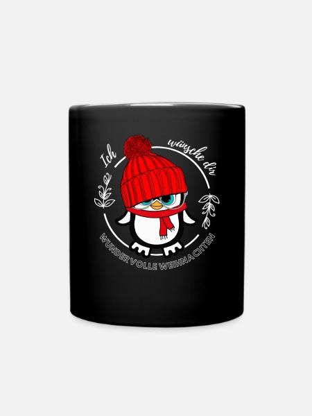 Weihnachten xmas CHRISTMAS - Full Colour Mug - black