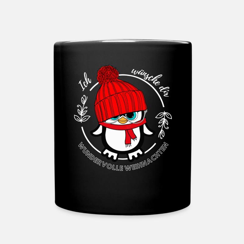 Weihnachten xmas CHRISTMAS - Tasse einfarbig - Schwarz