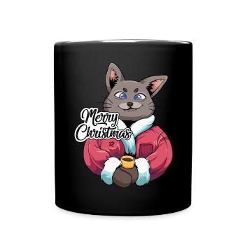 Cadeaux de Noël Noël - Mug uni - noir - Devant