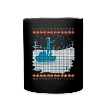 Fisherman - Full Colour Mug - black - Front