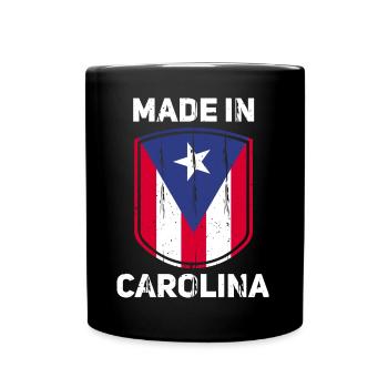 Puerto Rico - Tasse einfarbig - Schwarz - Vorne