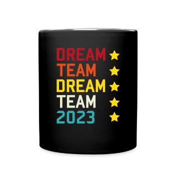 Beste Freunde 2023 - Tasse einfarbig - Schwarz - Vorne