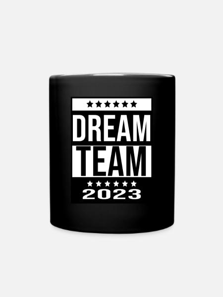 Ein Dreamteam - Tasse einfarbig - Schwarz